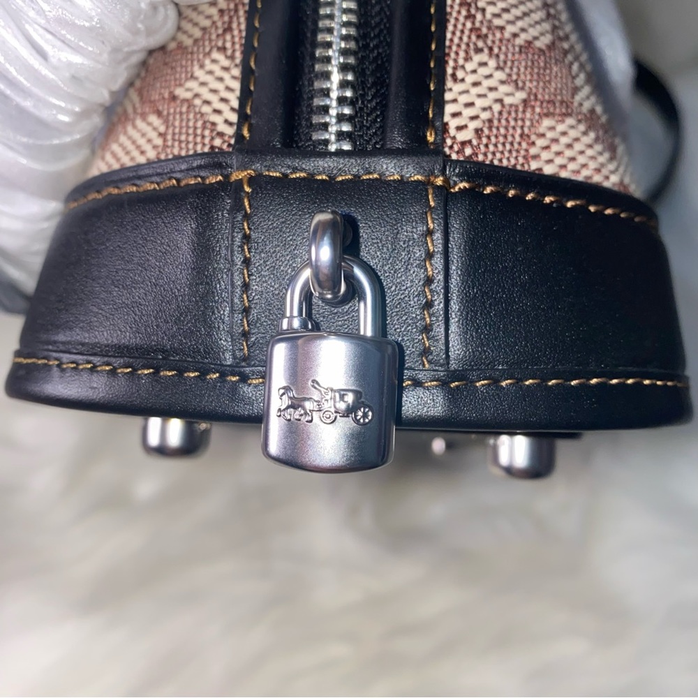 Coach Revel Bag 24 In Signature Textile Jacquard New - Picture 15 of 16